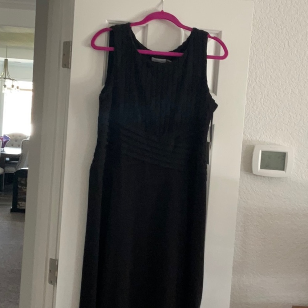 Calvin Klein new basic little black dress. Fitted bodice